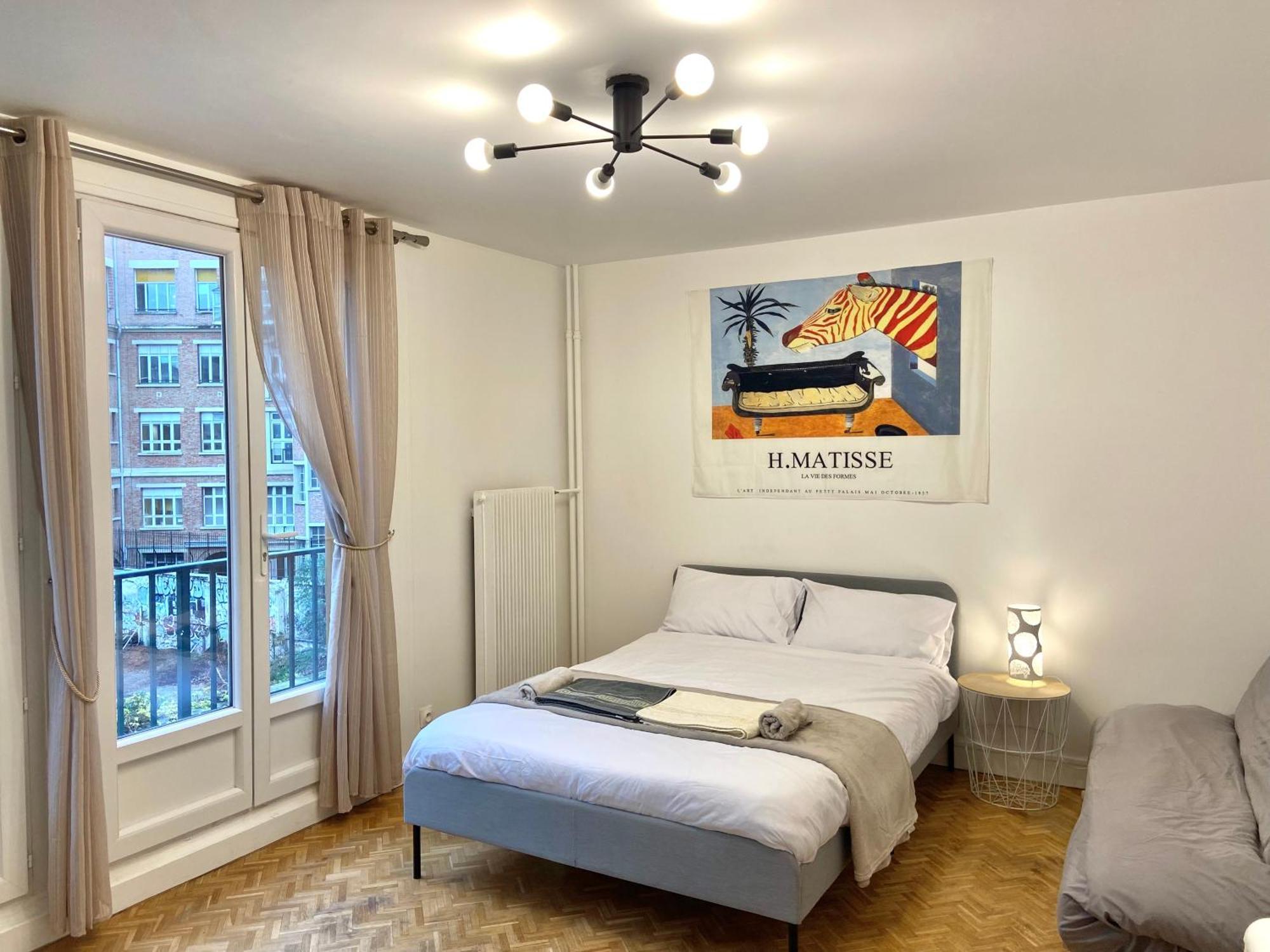 Paris: Agreable Chambre D'Un Grand Artiste公寓 外观 照片